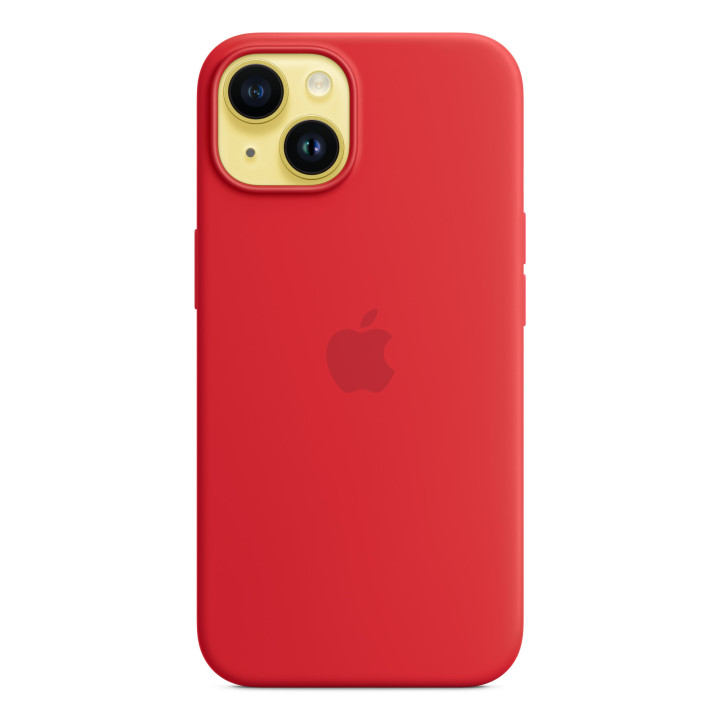 Apple Coque en silicone avec MagSafe pour iPhone 14 - (PRODUCT)RED