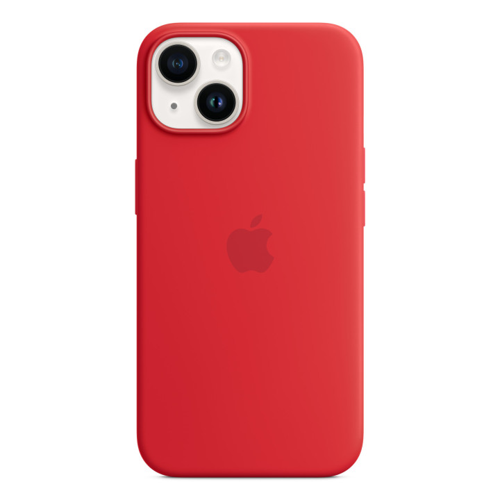 Apple Coque en silicone avec MagSafe pour iPhone 14 - (PRODUCT)RED