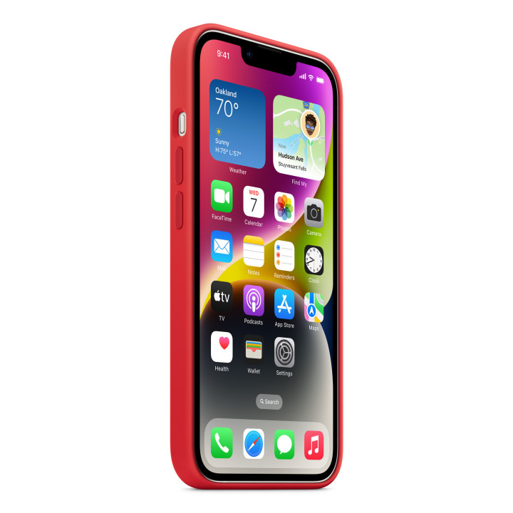 Apple Coque en silicone avec MagSafe pour iPhone 14 - (PRODUCT)RED