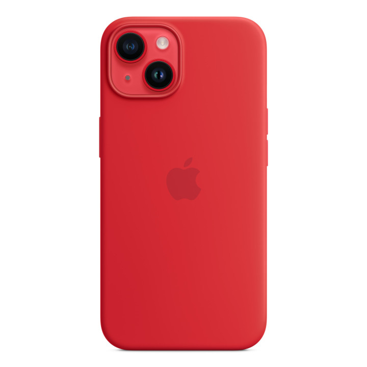 Apple Coque en silicone avec MagSafe pour iPhone 14 - (PRODUCT)RED