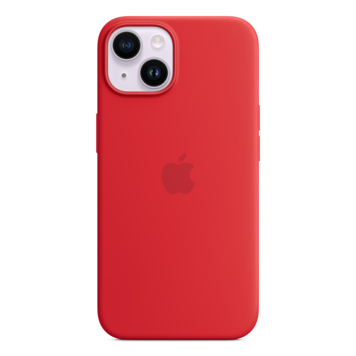 Apple Coque en silicone avec MagSafe pour iPhone 14 - (PRODUCT)RED