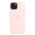Apple Coque en silicone avec MagSafe pour iPhone 15 - Rose pâle