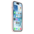 Apple Coque en silicone avec MagSafe pour iPhone 15 - Rose pâle