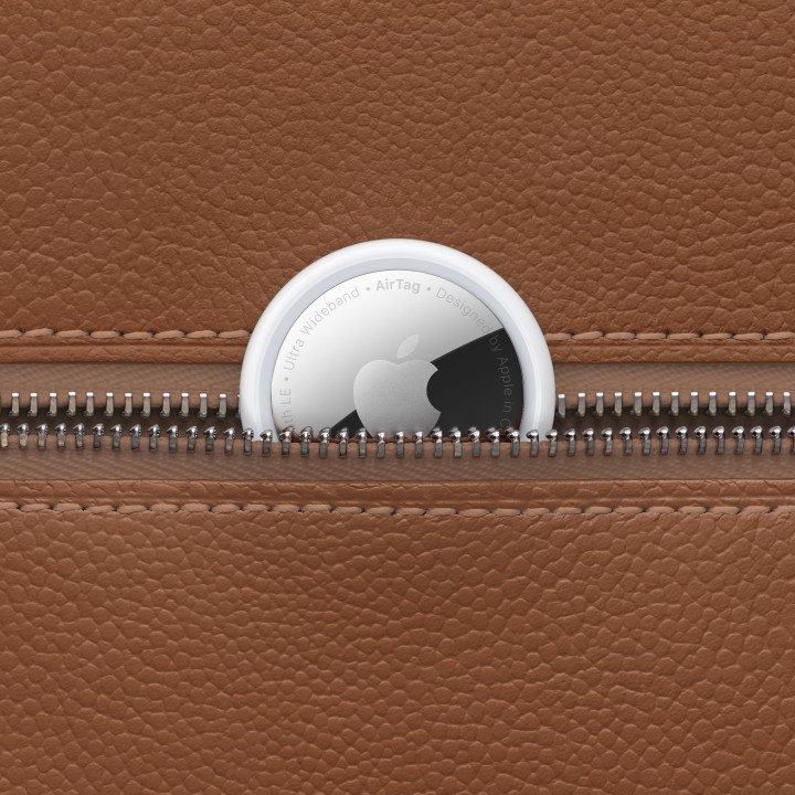 Apple AirTag Article Recherche Argent, Blanc