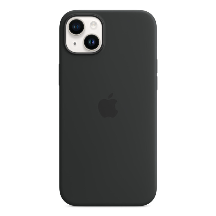 Apple Coque en silicone avec MagSafe pour iPhone 14 Plus - Minuit