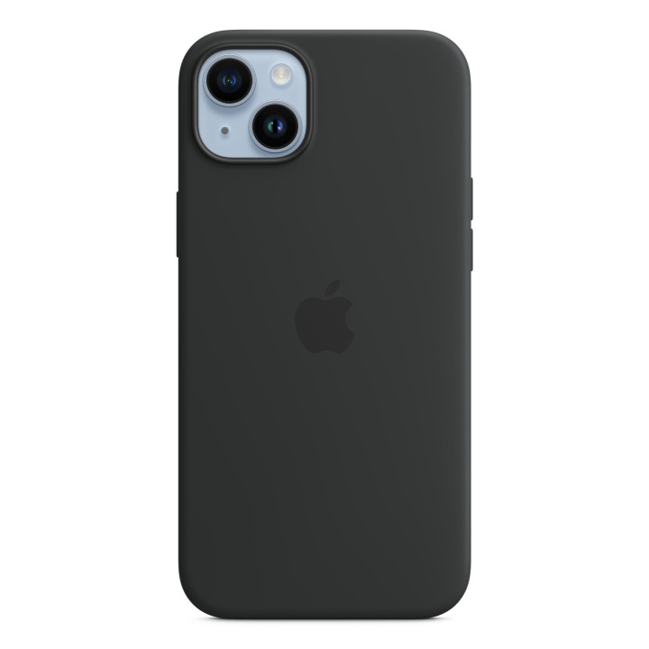 Apple Coque en silicone avec MagSafe pour iPhone 14 Plus - Minuit