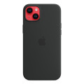 Apple Coque en silicone avec MagSafe pour iPhone 14 Plus - Minuit