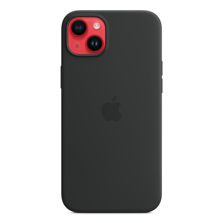 Apple Coque en silicone avec MagSafe pour iPhone 14 Plus - Minuit