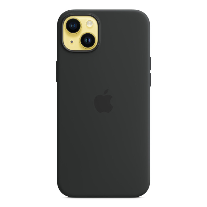 Apple Coque en silicone avec MagSafe pour iPhone 14 Plus - Minuit