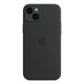 Apple Coque en silicone avec MagSafe pour iPhone 14 Plus - Minuit