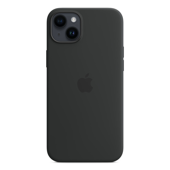 Apple Coque en silicone avec MagSafe pour iPhone 14 Plus - Minuit
