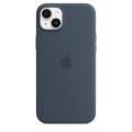 Apple Coque en silicone avec MagSafe pour iPhone 14 Plus - Bleu orage