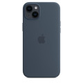 Apple Coque en silicone avec MagSafe pour iPhone 14 Plus - Bleu orage