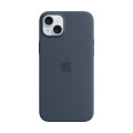 Apple Coque en silicone avec MagSafe pour iPhone 15 Plus - Bleu orage