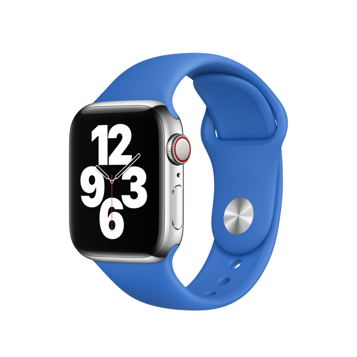 Apple MJK23ZM/A accessoire intelligent à porter sur soi Bande Bleu Fluoroélastomère