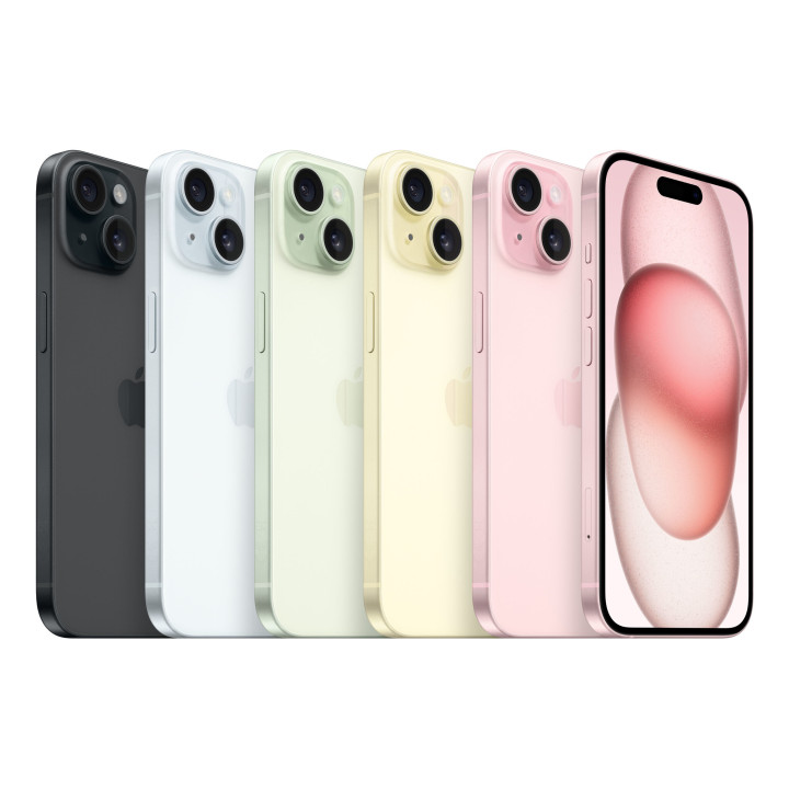 Apple iPhone 15 15,5 cm (6.1") Double SIM iOS 17 5G USB Type-C 128 Go Rose