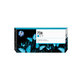 HP 728 DesignJet cartouche d'encre cyan, 300 ml