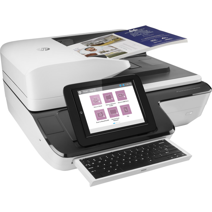 HP Scanjet Enterprise Flow N9120 fn2 Scanner à plat et chargeur automatique 600 x 600 DPI A3 Noir, Blanc
