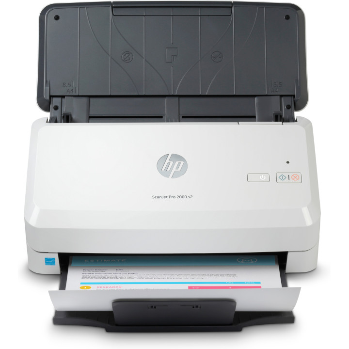 HP Scanjet Pro 2000 s2 Sheet-feed Scanner Alimentation feuille à feuille de scanner 600 x 600 DPI A4 Noir, Blanc