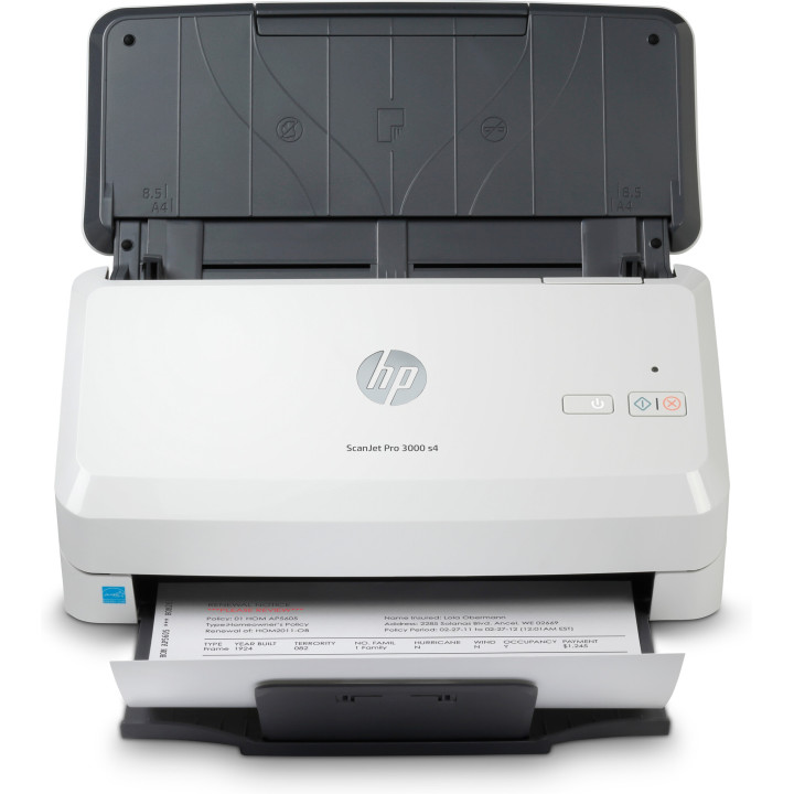 HP Scanjet Pro 3000 s4 Alimentation feuille à feuille de scanner 600 x 600 DPI A4 Noir, Blanc