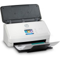 HP Scanjet Pro N4000 snw1 Sheet-feed Scanner Alimentation feuille à feuille de scanner 600 x 600 DPI A4 Noir, Blanc
