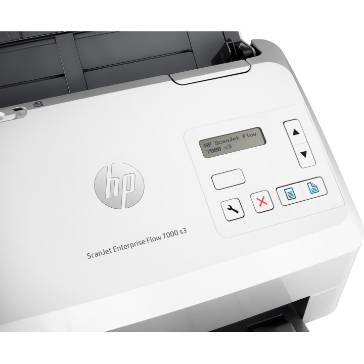 HP Scanjet Enterprise Flow 7000 s3 Alimentation feuille à feuille de scanner 600 x 600 DPI A4 Blanc