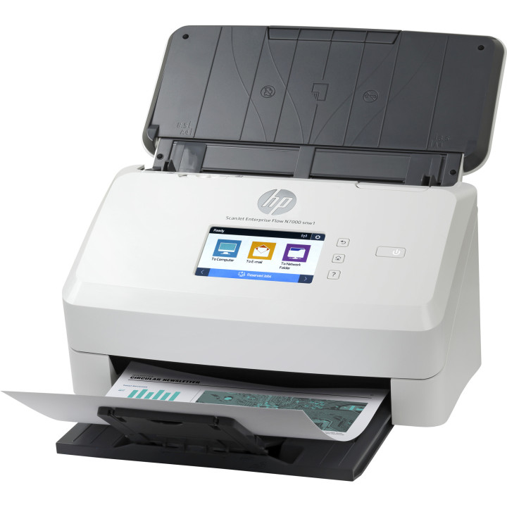 HP Scanjet Enterprise Flow N7000 Alimentation feuille à feuille de scanner 600 x 600 DPI A4 Blanc