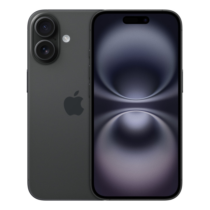 Apple iPhone 16 15,5 cm (6.1") Double SIM iOS 18 5G USB Type-C 128 Go Noir
