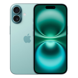 Apple iPhone 16 15,5 cm (6.1") Double SIM iOS 18 5G USB Type-C 128 Go Bleu