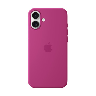 Apple Coque en silicone avec MagSafe pour iPhone 16 Plus - Fuchsia