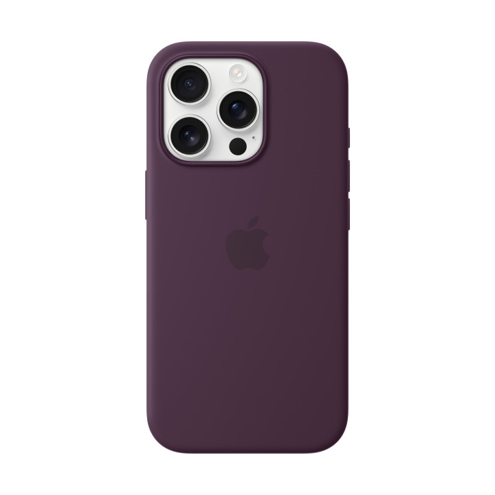 Apple Coque en silicone avec MagSafe pour iPhone 16 Pro - Prune