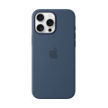 Apple Coque en silicone avec MagSafe pour iPhone 16 Pro Max - Denim
