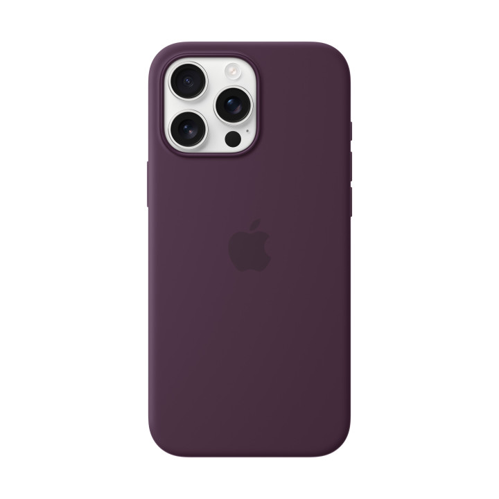 Apple Coque en silicone avec MagSafe pour iPhone 16 Pro Max - Prune