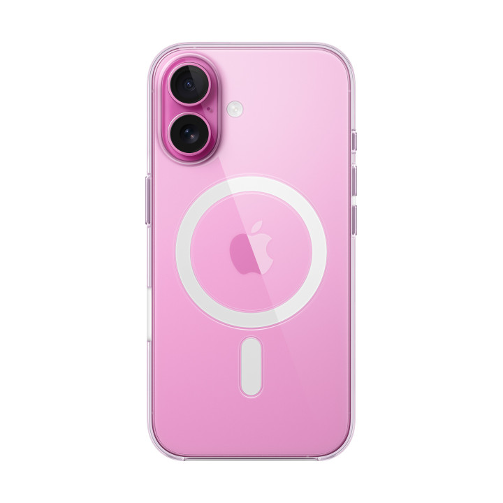 Apple Coque transparente avec MagSafe pour iPhone 16