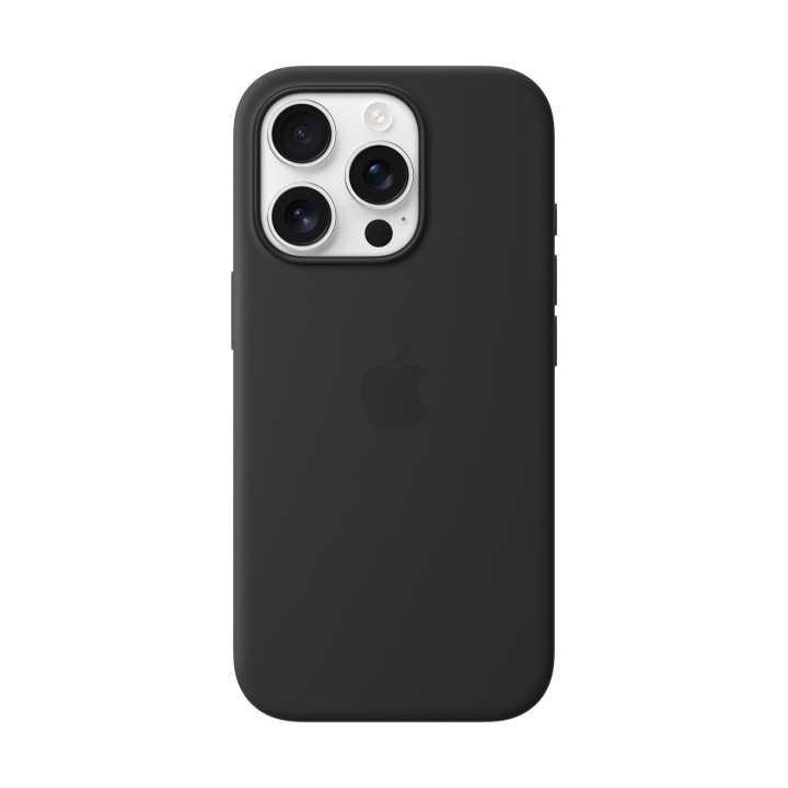 Apple Coque en silicone avec MagSafe pour iPhone 16 Pro - Noir