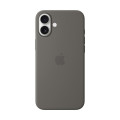 Apple Coque en silicone avec MagSafe pour iPhone 16 Plus - Gris minéral