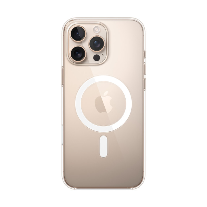 Apple Coque transparente avec MagSafe pour iPhone 16 Pro Max