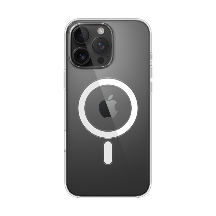 Apple Coque transparente avec MagSafe pour iPhone 16 Pro Max