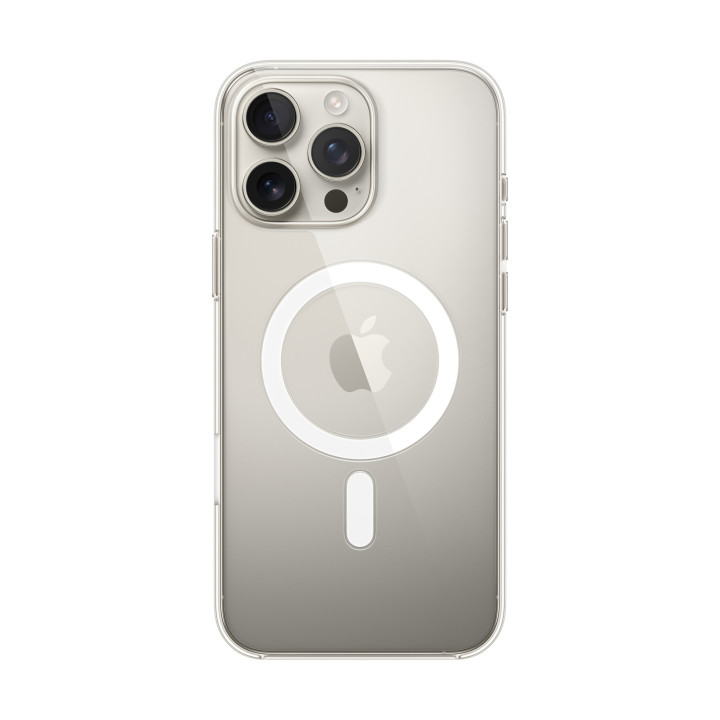 Apple Coque transparente avec MagSafe pour iPhone 16 Pro Max