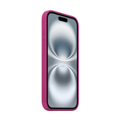 Apple Coque en silicone avec MagSafe pour iPhone 16 - Fuchsia