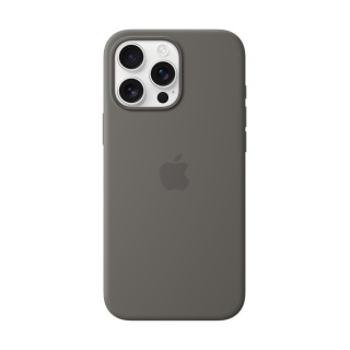 Apple Coque en silicone avec MagSafe pour iPhone 16 Pro Max - Gris minéral