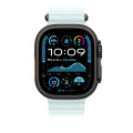 Apple MYP93ZM/A accessoire intelligent à porter sur soi Bande Bleu Fluoroélastomère, Titane