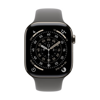 Apple MXLX3ZM/A accessoire intelligent à porter sur soi Bande Gris Fluoroélastomère