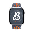 Apple MYLA3ZM/A accessoire intelligent à porter sur soi Bande Bleu, Orange Fluoroélastomère
