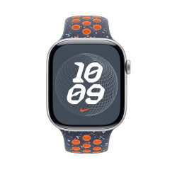 Apple MYLA3ZM/A accessoire intelligent à porter sur soi Bande Bleu, Orange Fluoroélastomère