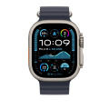 Apple MXTJ3ZM/A accessoire intelligent à porter sur soi Bande Marine Fluoroélastomère, Titane