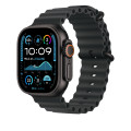Apple MYPF3ZM/A accessoire intelligent à porter sur soi Bande Noir Fluoroélastomère, Titane