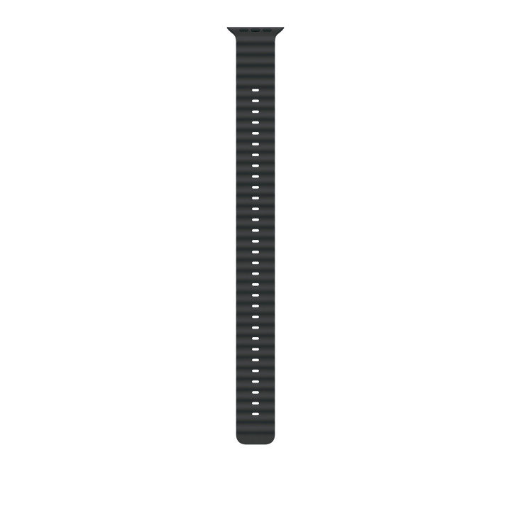 Apple MYPF3ZM/A accessoire intelligent à porter sur soi Bande Noir Fluoroélastomère, Titane