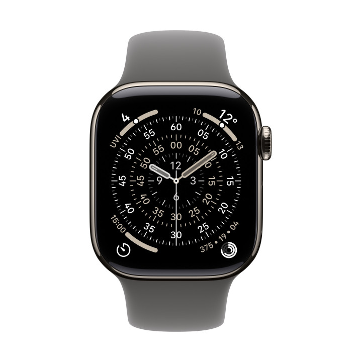 Apple MXLG3ZM/A accessoire intelligent à porter sur soi Bande Gris Fluoroélastomère