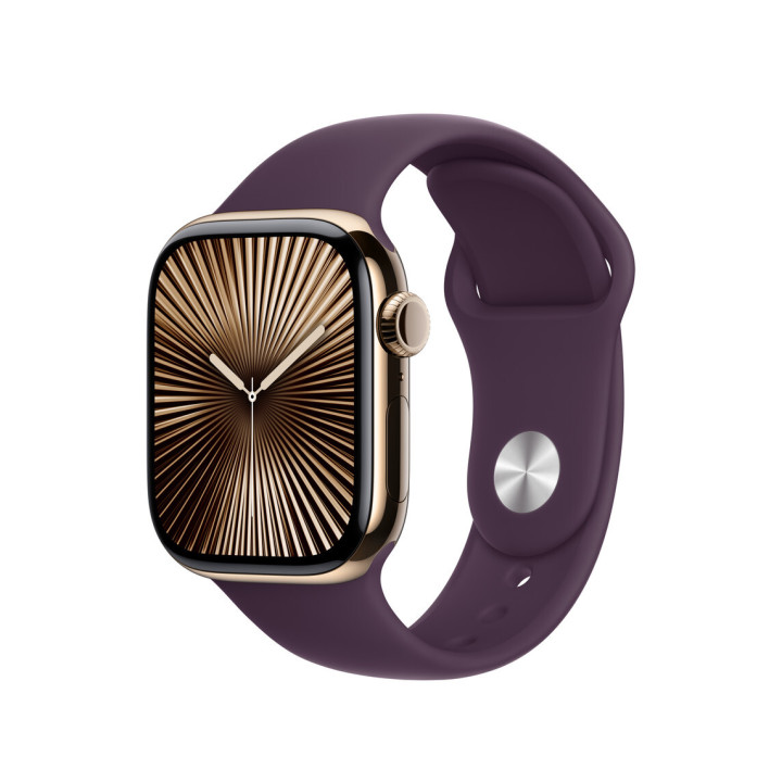 Apple MXLD3ZM/A accessoire intelligent à porter sur soi Bande Couleur prune Fluoroélastomère
